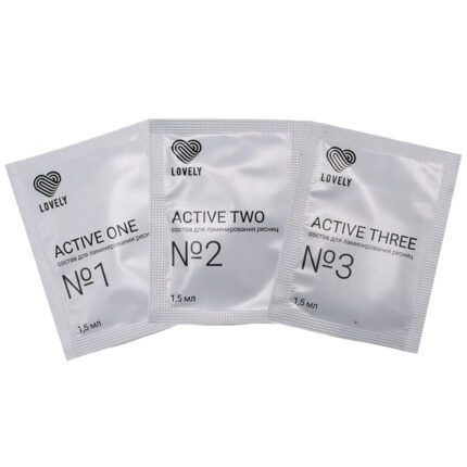 LOVELY Lash and Brow Lift Sachet Model "ACTIVE" No. 1, 2, 3