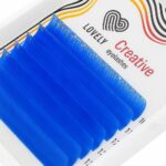 LOVELY Colored Eyelash Extension 6 Rows Model "Azure" Color SKY BLUE - Image 2