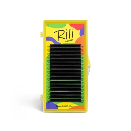 RILI Black Eyelashes 16 Rows "Mix Size"