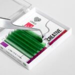 LOVELY Colored Eyelash Extension 6 Rows Model "Green" Color GREEN - Image 2