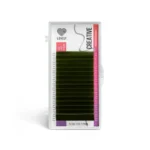 LOVELY Colored Eyelash Extension 20 Rows – Model “Ombre Green”