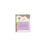 LOVELY Colored Eyelash Extension 6 Rows – Model "Violet" (Light Purple)