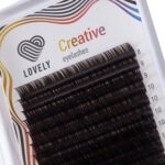 LOVELY Dark Chocolate Brown Lashes - Image 2