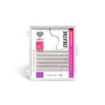 LOVELY Colored Eyelash Extension 6 Rows Model "White"