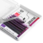 LOVELY Colored Eyelash Extension 6 Rows – Model “Ombre Purple” - Image 2