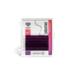 LOVELY Colored Eyelash Extension 6 Rows – Model “Ombre Purple”
