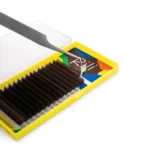 RILI Brown "Chocolate" Eyelashes 16 Rows Mix Size - Image 2