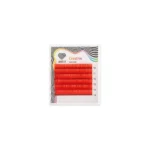 LOVELY Colored Eyelash Extension 6 Rows – Model "Red"