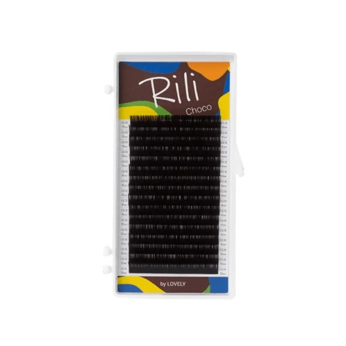 Untitled 5 RILI Brown "Chocolate" Eyelashes 16 Rows Mix Size - Image 1