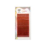 LOVELY Colored Eyelash Extensions 20 Rows LOVELY Model "Red Wine" Light Burgundy