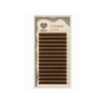 LOVELY Colored Eyelash Extension 20 Rows – Model “Ombre Latte”
