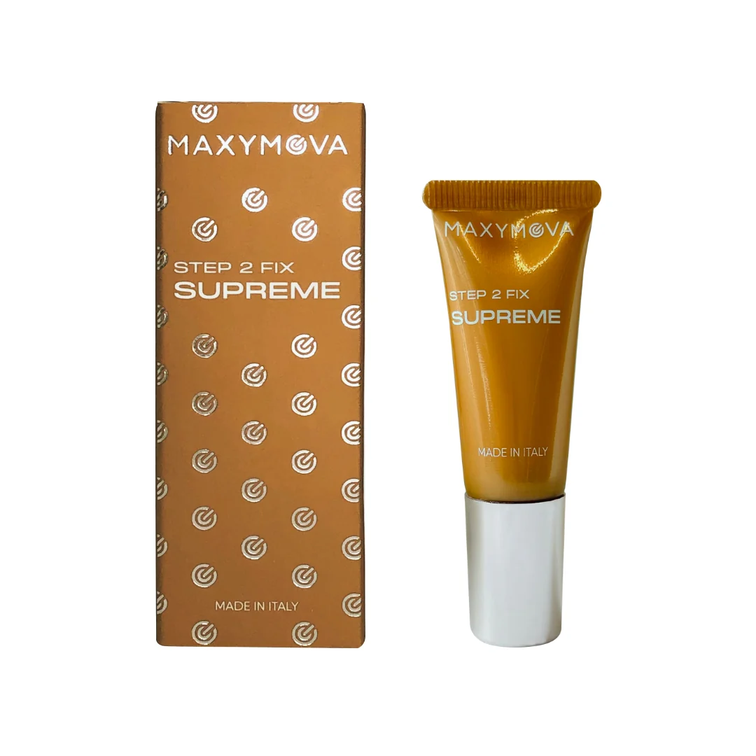 STEP 2 SUPREME FIX PERM CREAM FOR BROW AND LASH LAMINATION, 10 ml tube2 MAXYMOVA STEP 2 FIX SUPREME – Lash & Brow Fixing Cream (10 ml) - Image 1