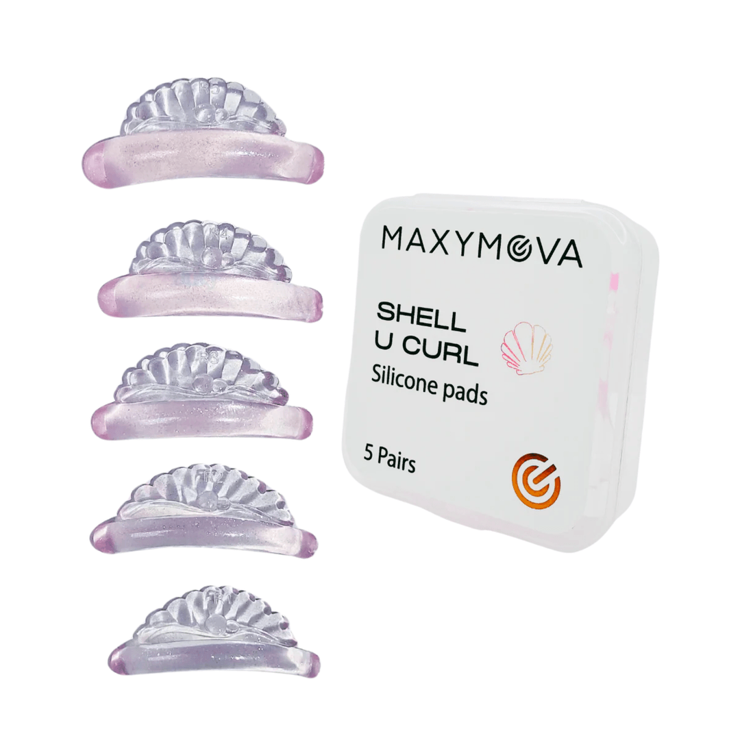 maxymova shell ultra silicon MAXYMOVA “U CURL SHELL Ultra” Silicone Lash Curlers Set - Image 1