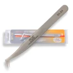 VETUS Eyelash Extension Tweezer Model "6A-SA" Color SILVER - Image 2