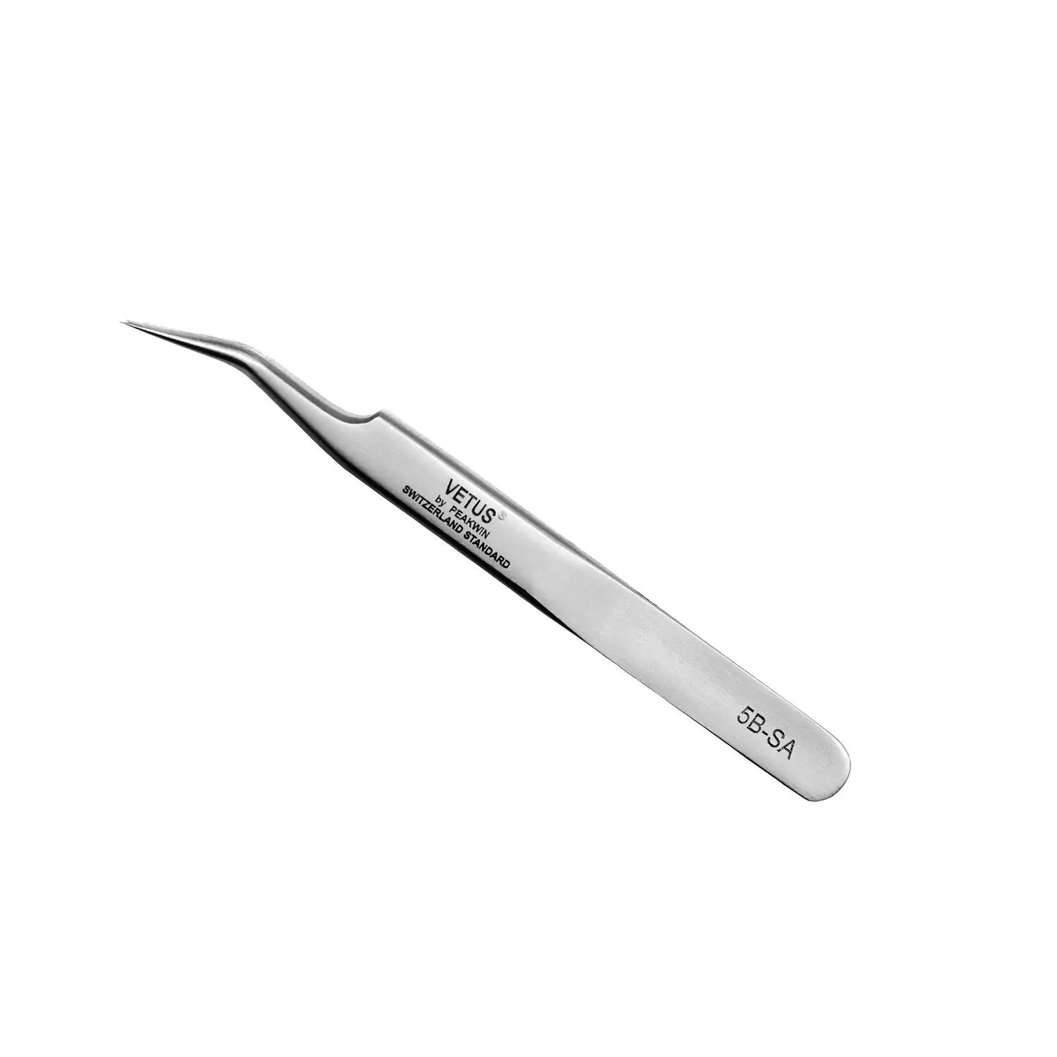photo_2025-09-30_14-11-59 - 250KB VETUS Eyelash Extension Tweezer Model "5B-SA" Color SILVER - Image 1