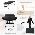 Portable Beauty & Massage Bed – Suitcase Foldable Bed - Image 3