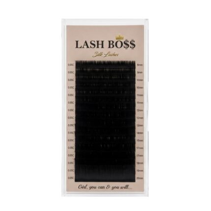 LASH BOSS Black Lashes Silk 16 Lines Mix Sizes - Image 4
