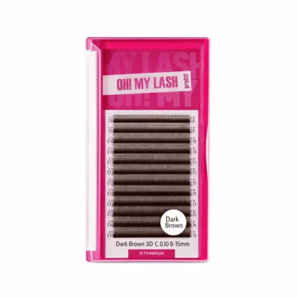 OH MY LASH 3D-W Brown Lashes Mix Size