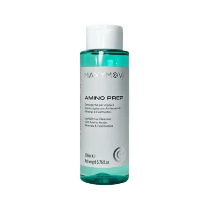 Professional pre-treatment cleanser by MAXYMOVA that cleanses, hydrates, and enhances lash and brow treatments for long-lasting, high-quality results.