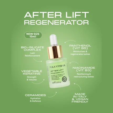MAXYMOVA After Lift Regenerator Lash & Brow Serum 15ml - Image 3